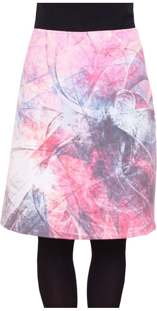 Dámská sukně Fashion Mam 647M růžový tisk