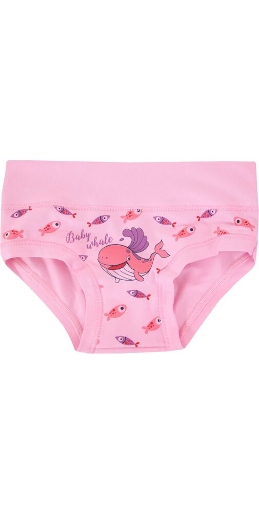 Obrázkové dívčí kalhotky Emy Bimba B2121 růžové