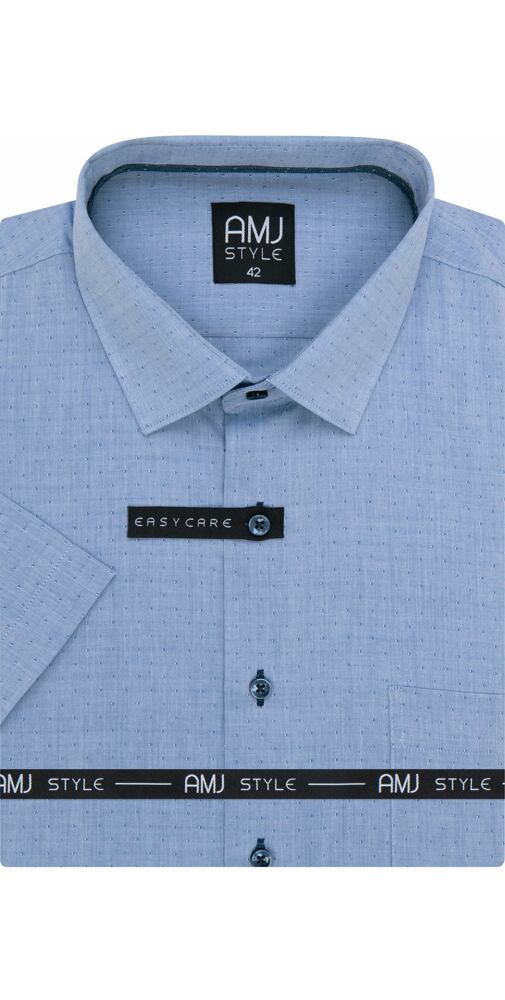 Pánská košile AMJ Style VKSR 1124 sv.modrá