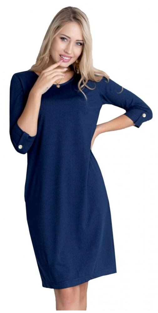 Dámské šaty M. Hajdan 007 navy