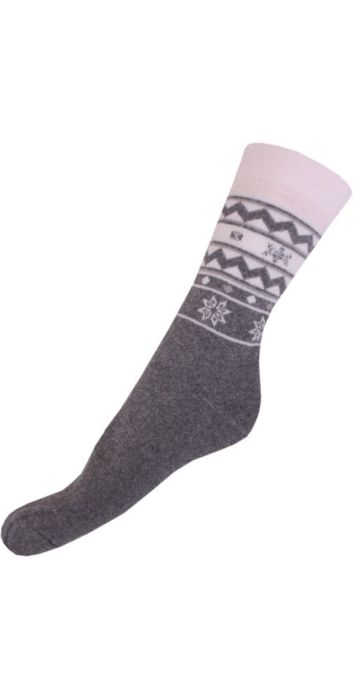 Ponožky Gapo Thermo Vločka bílošedé