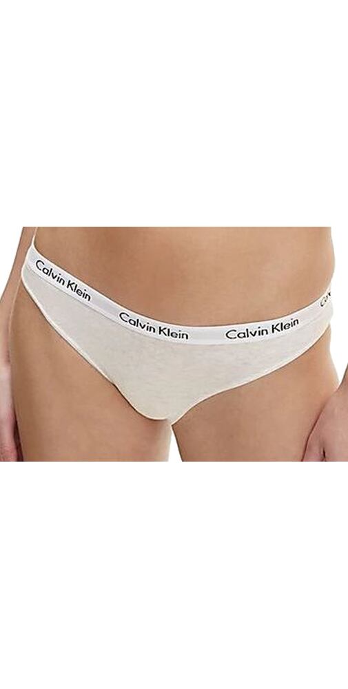 Kalhotky Calvin Klein QD3588E ecru melange