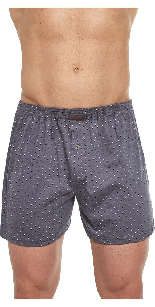 Trenýrky do podkovy Cornette Comfort 002/242 grafit tisk
