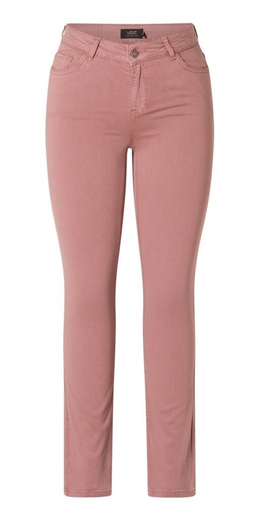 Kalhoty Slim fit Yest pro ženy 0003401 mauve