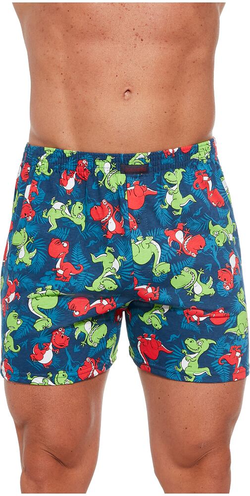 Bavlněné trenky s obrázky Cornette Classic 001/142 navy
