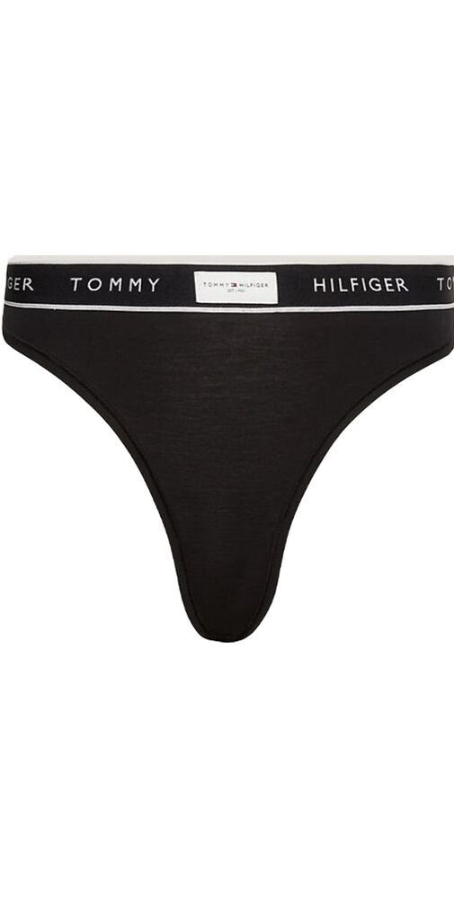 Dámská tanga Tommy Hilfiger bikini UW0UW04812 černé