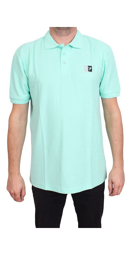 Příjemné pánské tričko s límečkem Scharf SFZ23057 mint