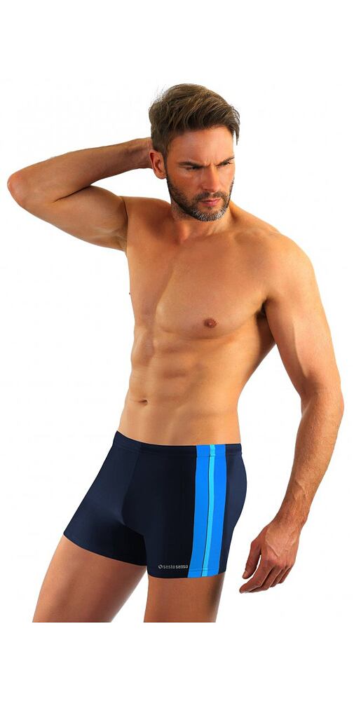 Plavky pro muže Sesto senso BD 382 navy