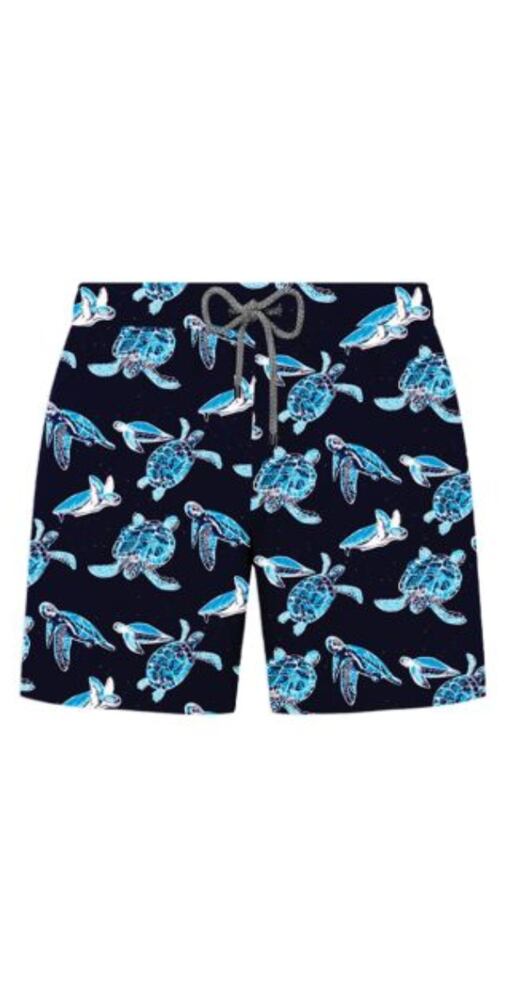 Pánské koupací šortky John Frank turtle navy JFSSWL85