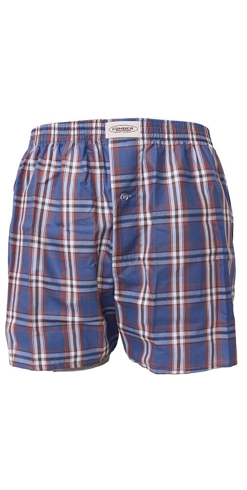 Pánské popelínové trenýrky Climber 3100C87 cihlo-jeans kostka