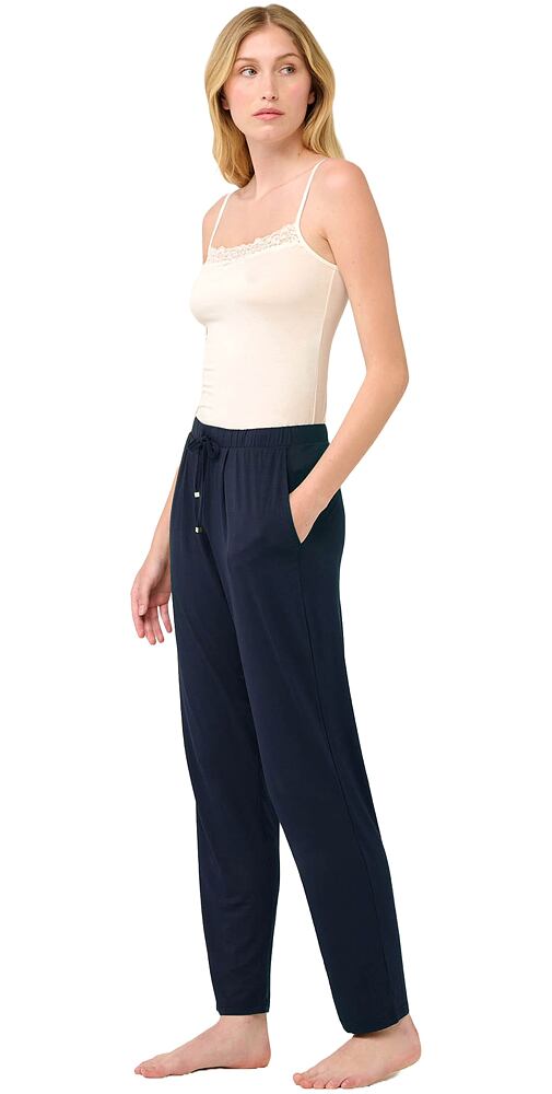 Dlouhé dámské letní kalhoty Vamp 22102 blue
