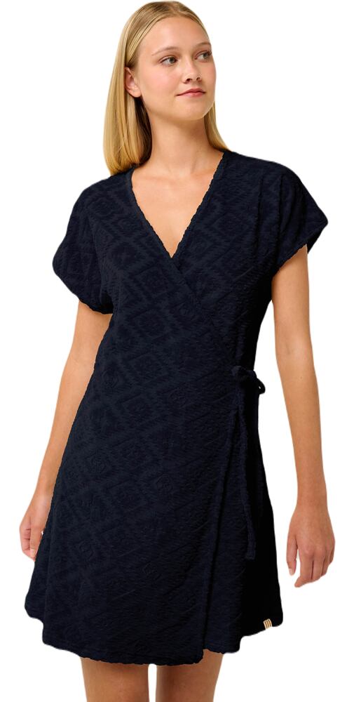 Dámský froté letní župan Vamp 22533 blue