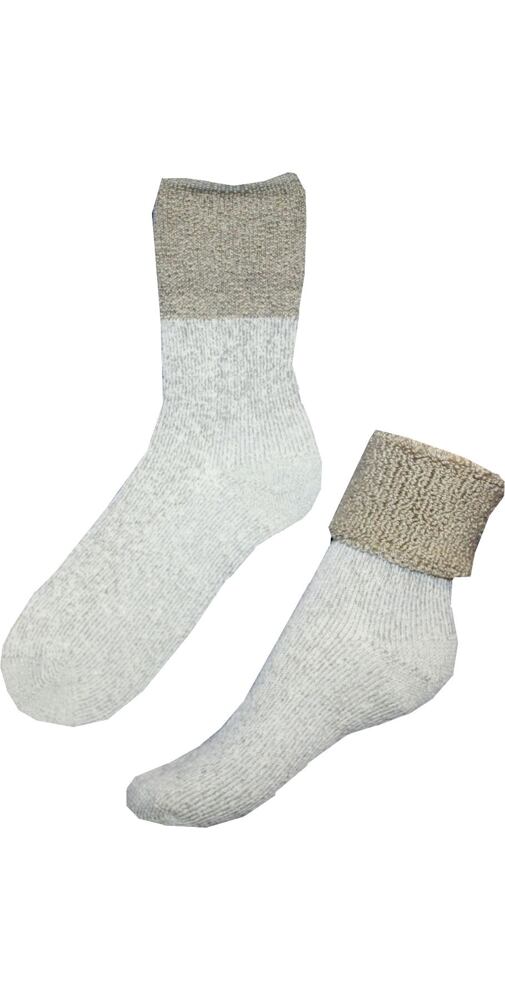 Ponožky Matex 608 Hermína Merino - moka