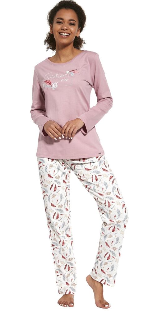 Půvabné pyžamo pro ženy Cornette Dream On st.růžová