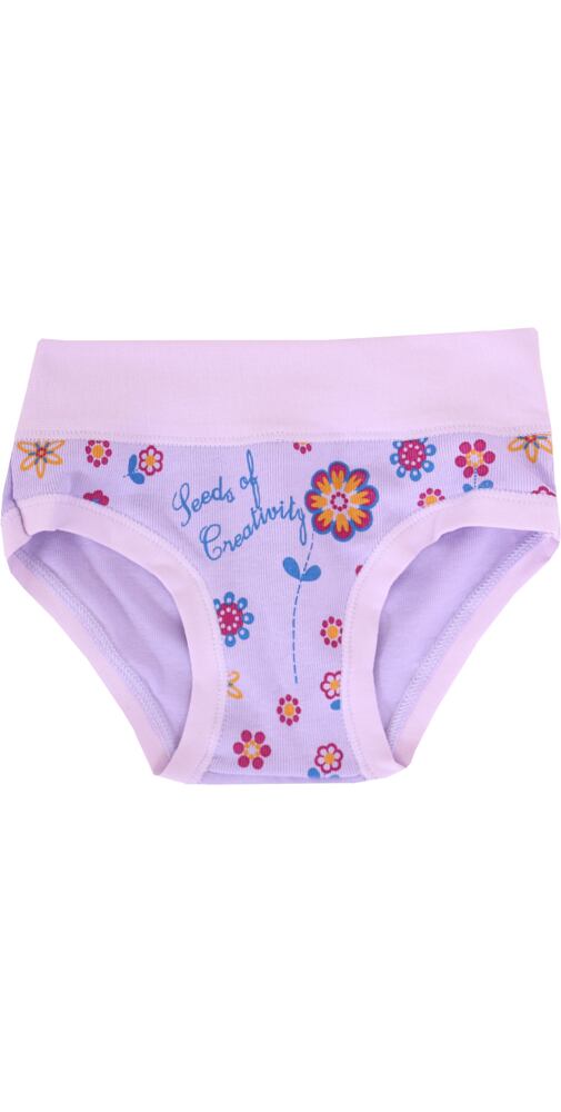 Bavlněné dívčí kalhotky Emy Bimba  B2193 lila