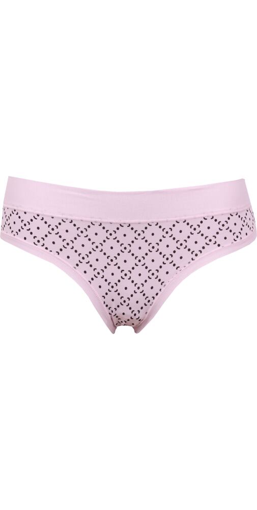 Pohodlné dámské kalhotky Lovely Girl 4236 pink puntík
