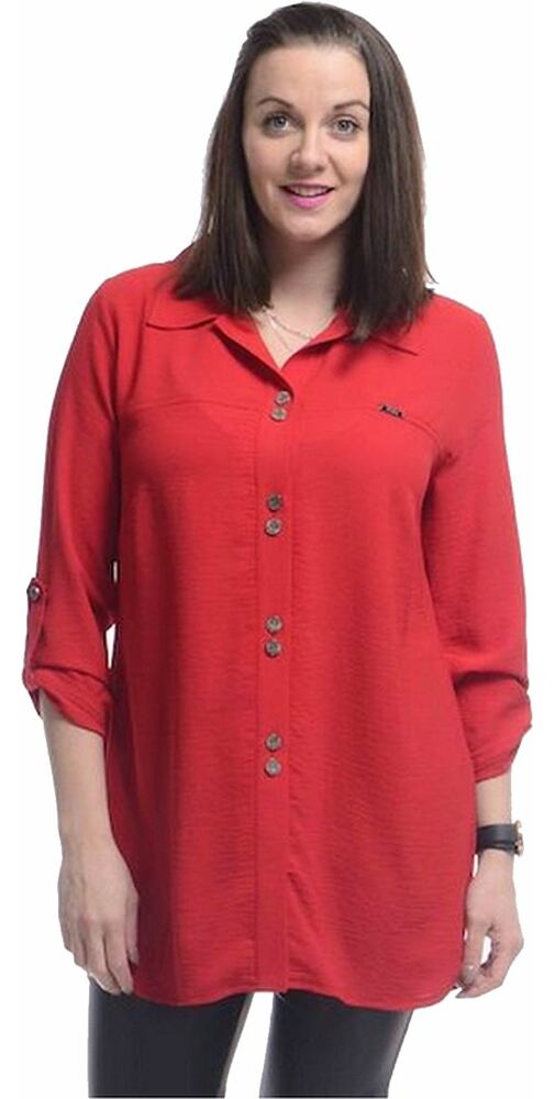 Elegantní dámská košile Tolmea 2421 červená