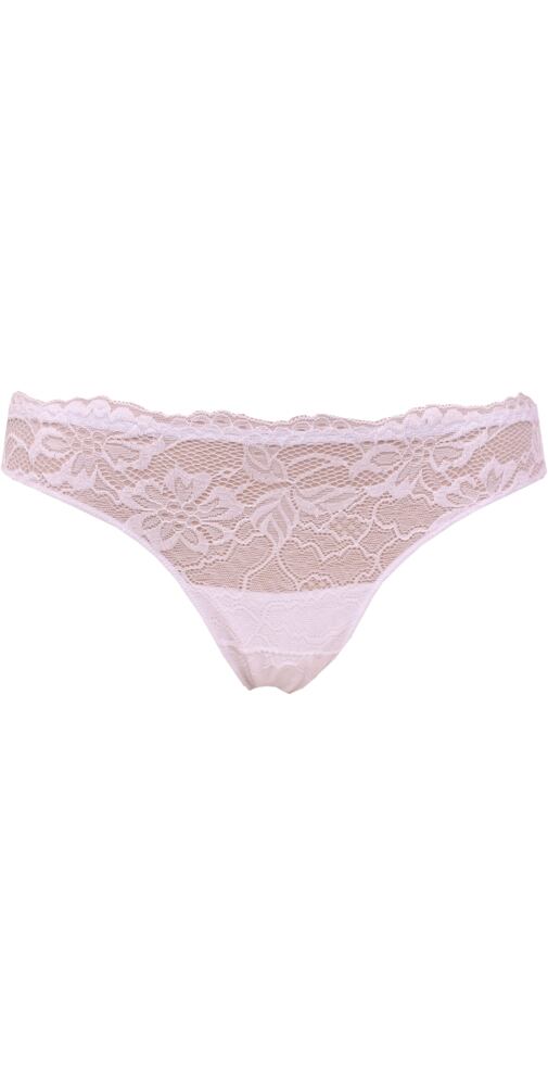 Brazilky s krajkou Lovely Girl 3591 bílé
