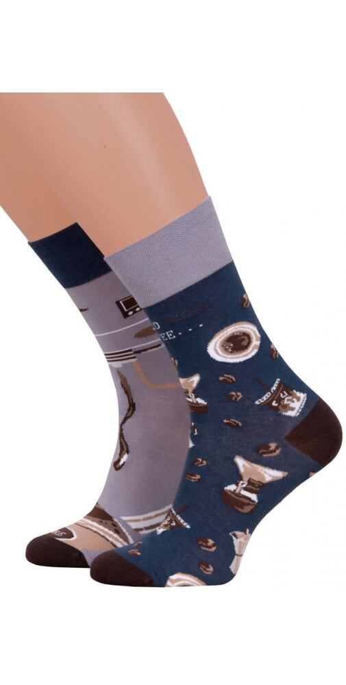 Dámské ponožky pro milovnice kávy More 44078 káva