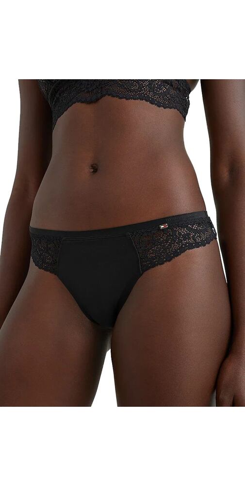 Dámská tanga Tommy Hilfiger UW0UW03814 černé
