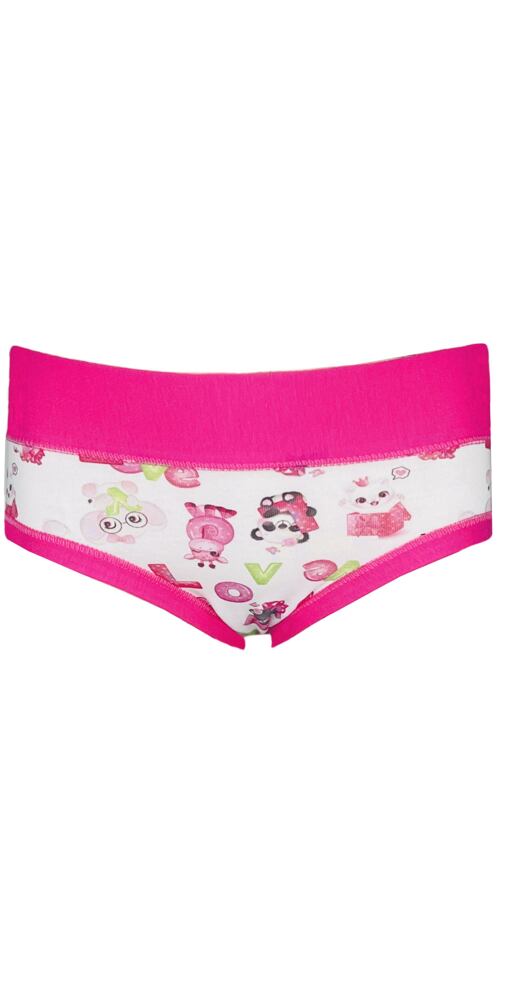 Bavlněné kalhotky s obrázky Emy Bimba B2610 rosa fluo