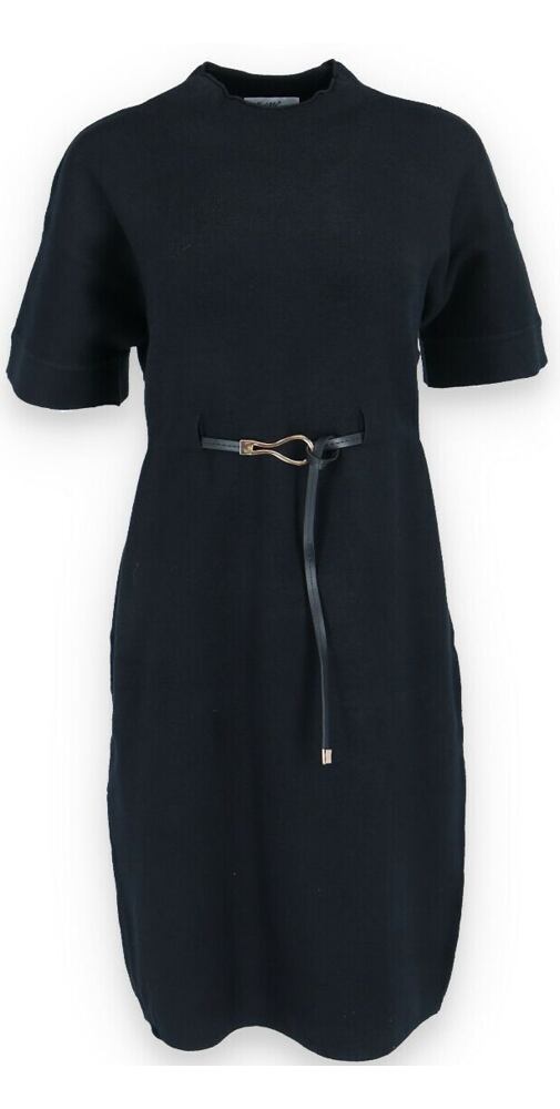 Dámské svetrové šaty Melody W01058 černá