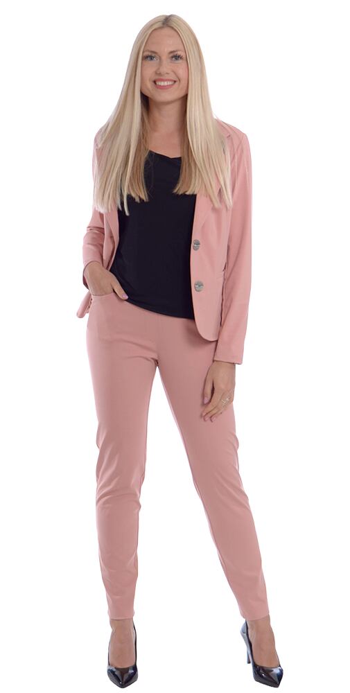 Stylové sako pro ženy Tolmea 0524 st.růžové