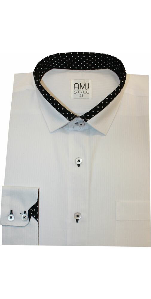 Košile AMJ Style VDR 607 - bílá