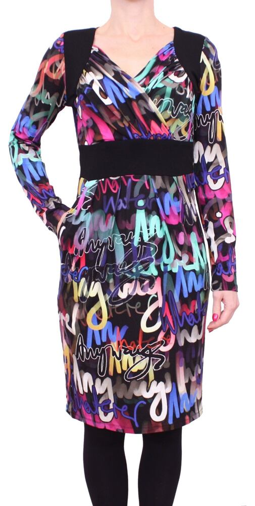 Dámské šaty Fashion Mam s dlouhým rukávem 