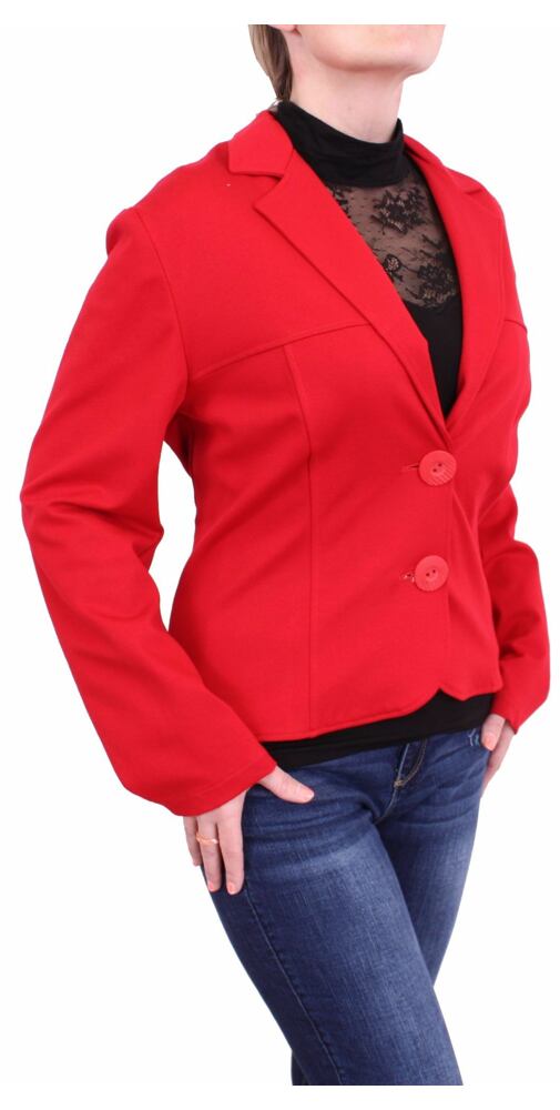 Elegantní sako Fashion Mam 173 červené