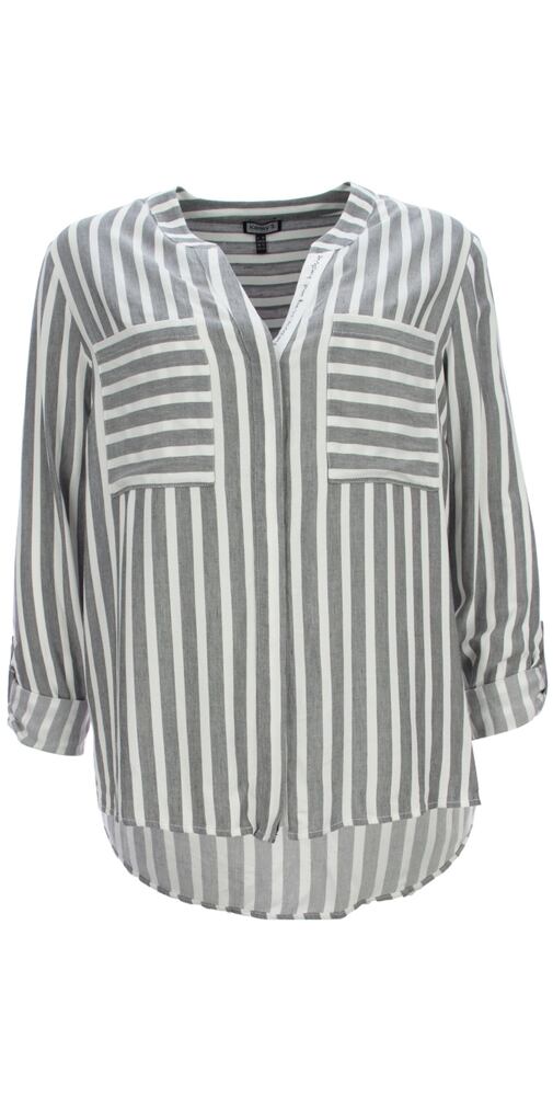 Ležérní dámská košile Kenny S. 860304 šedý proužek