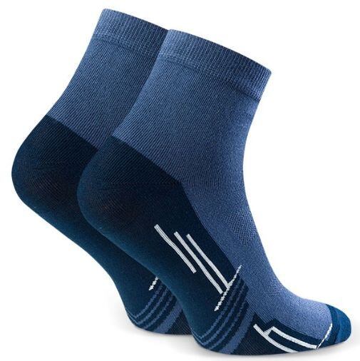 Kotníčkové ponožky pro muže Steven 266054 modré