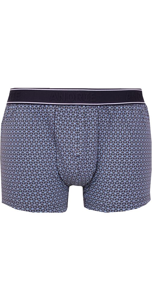 Pánské boxerky s přiznanou gumou v pase Andrie PS 5651 grafit