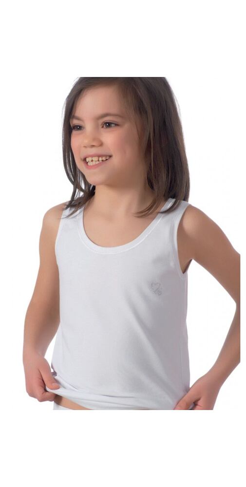 Spodní dívčí košilka Piccoli Risvegli 91 bílá