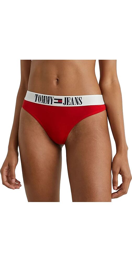 Dámská tanga Tommy Hilfiger UW0UW04209 červená