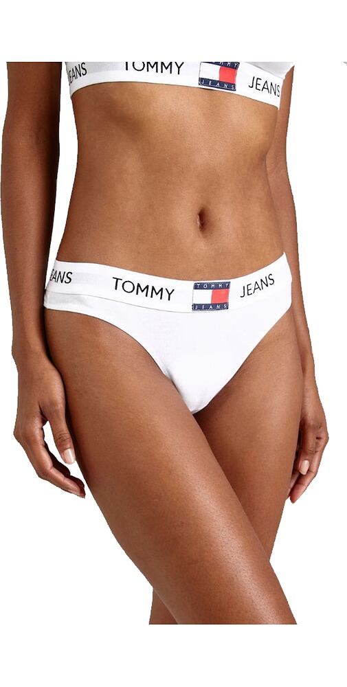 Dámská tanga Tommy Hilfiger UW0UW04956 bílá