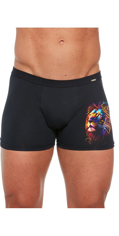 Boxerky pro muže Cornette Tattoo Lion navy