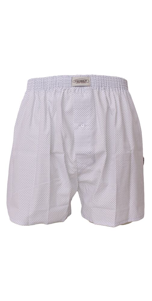 Pánské popelínové trenýrky Climber 3100C89 bílo-navy vzor