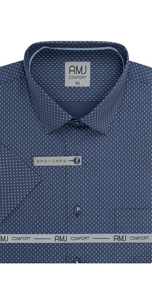 Elegantní košile pro muže AMJ Comfort VKBR 1430 navy