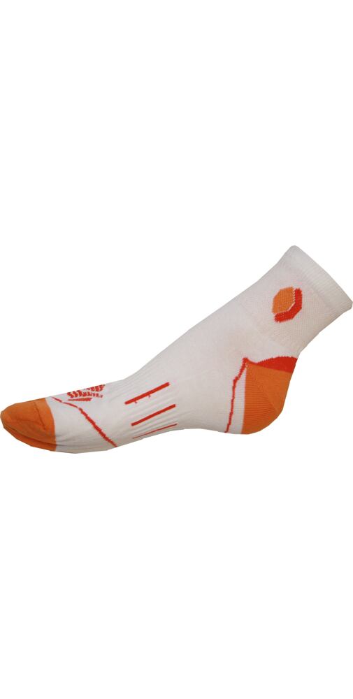Ponožky Gapo Fit Ball - bíloorange