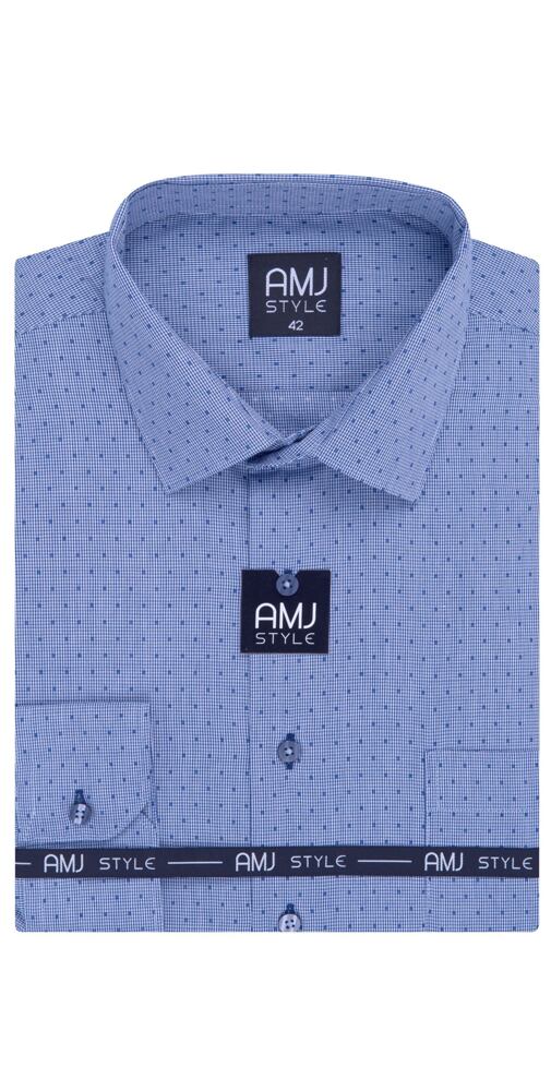 Modrá pánská košile AMJ