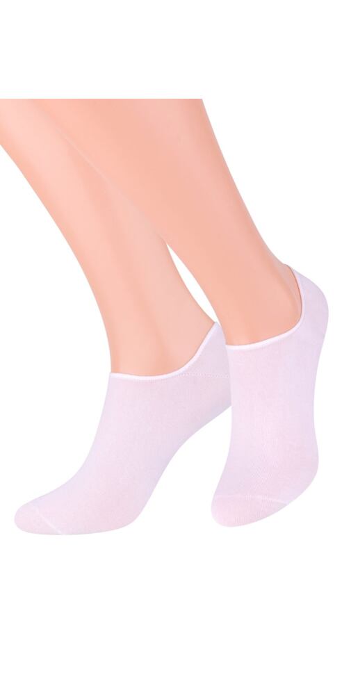 Bílé nízké ponožky 