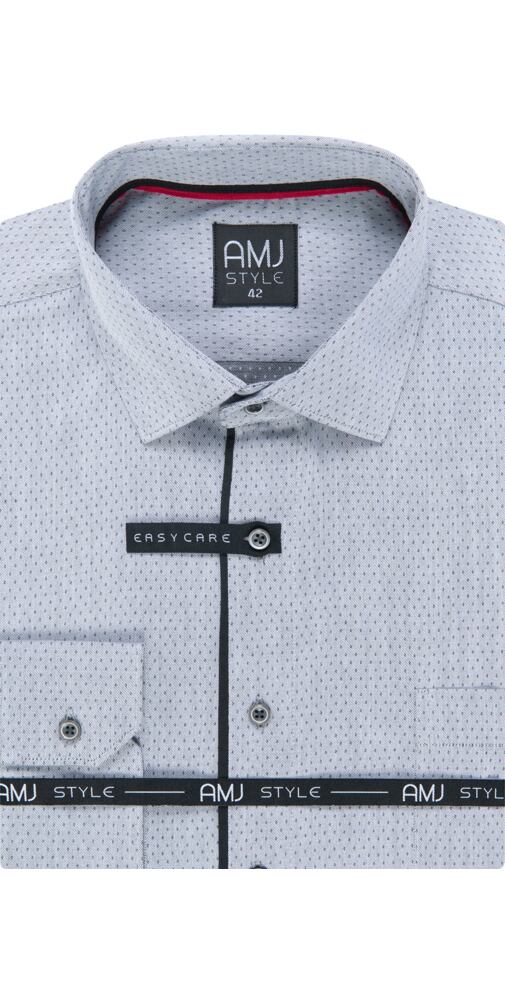 Pánská košile AMJ Style sv.šedá