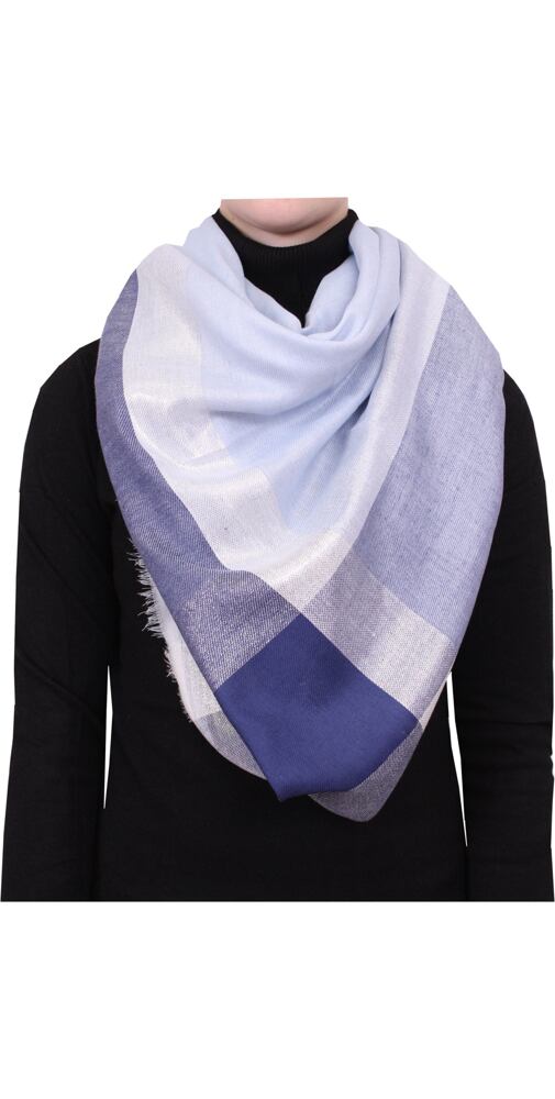 Moderní dámský šátek sv.modrá