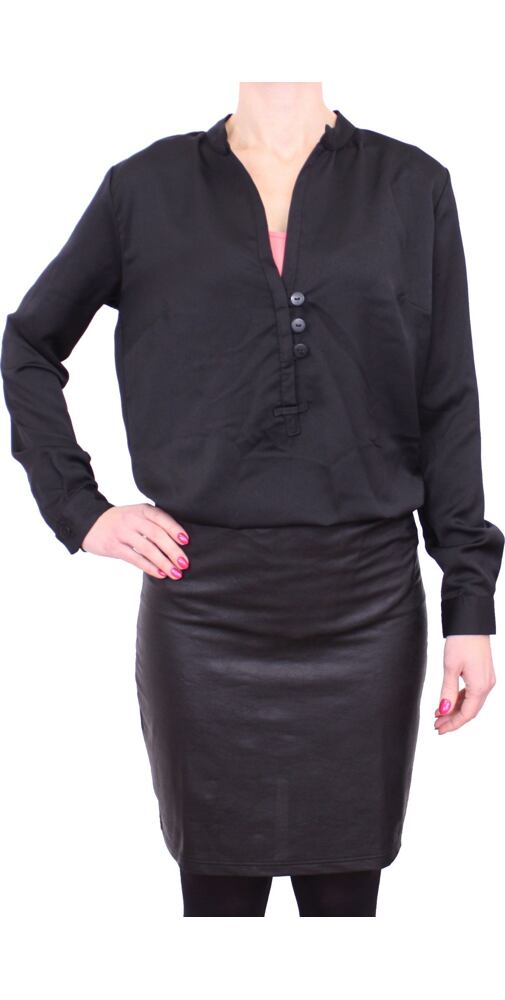 Černá noblesní košile Fashion Mam