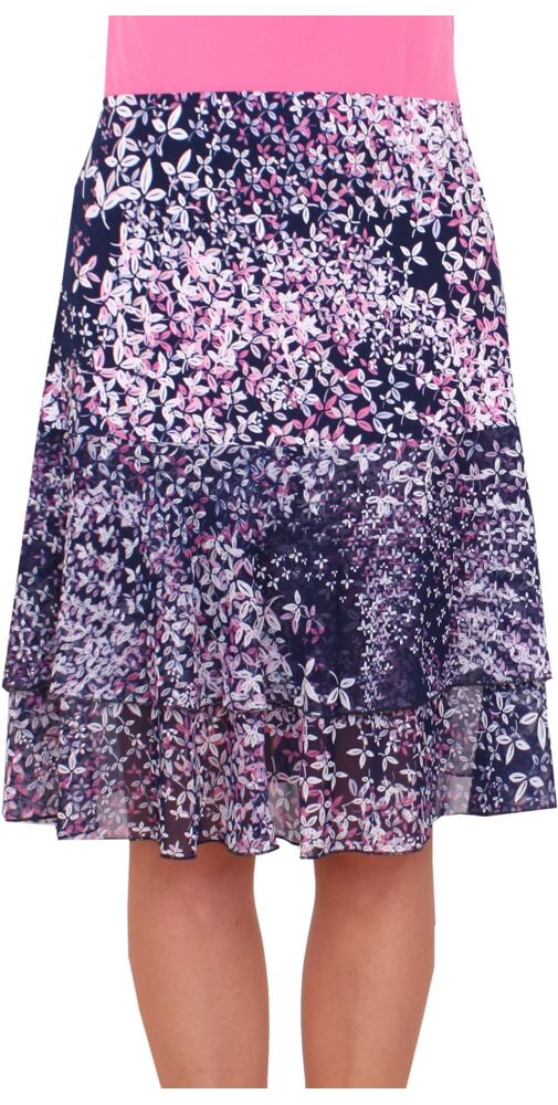 Květinová sukně Tolmea 6720 navy-růžová