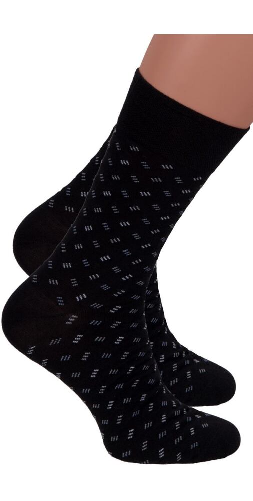 Pánské společenské ponožky Steven 115056 černé