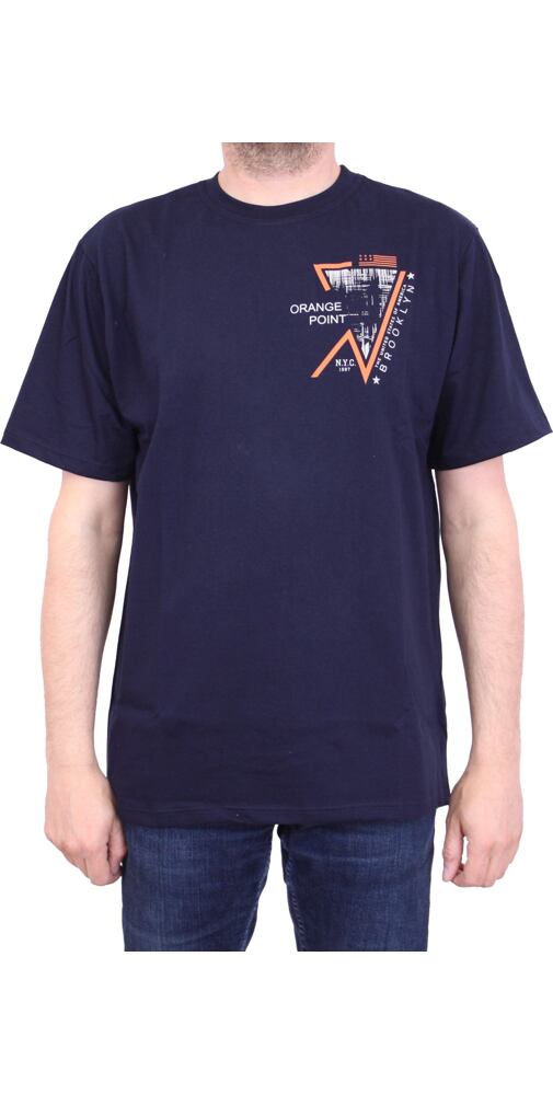 Pánské tričko s krátkým rukávem Orange Point 5188 navy