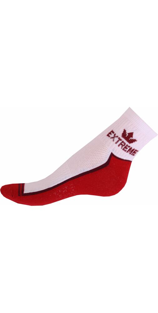 Ponožky Gapo Fit Extreme bíločervená