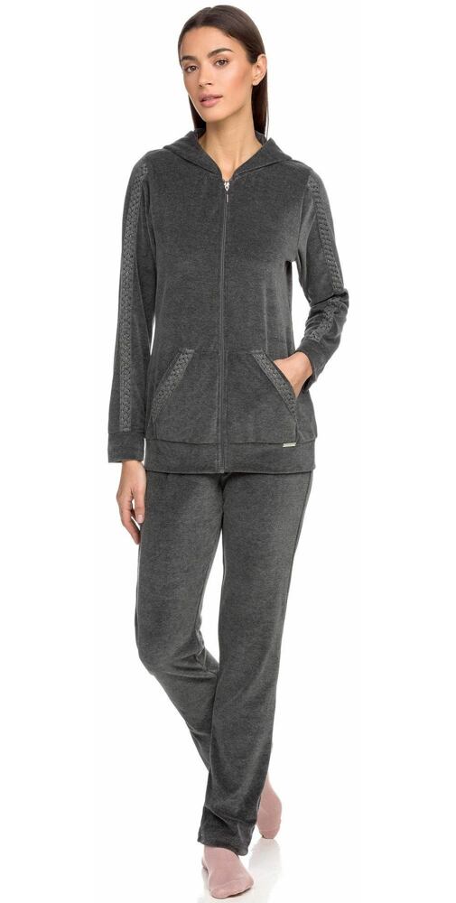 Dámský hřejivý komplet Vamp! 15248 gray charcoal